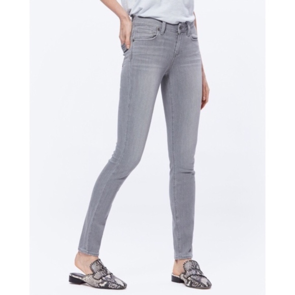 PAIGE Paige Verdugo Ultra Skinny Silvie Grey Jeans Size 29